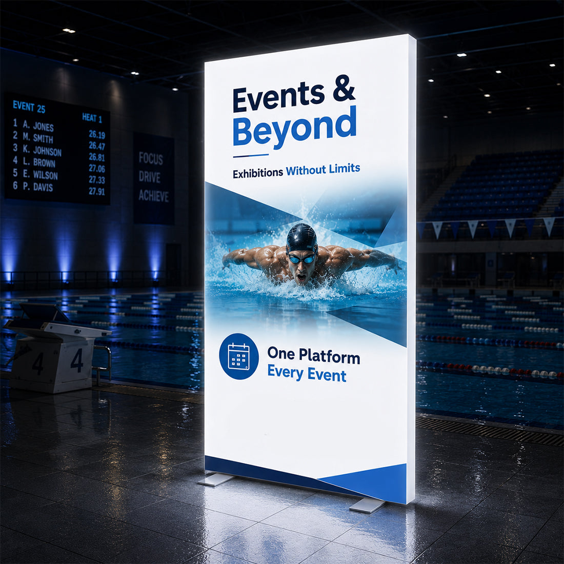 Backlit SEG Fabric Display Frame - 80mm Depth Aluminum Profile