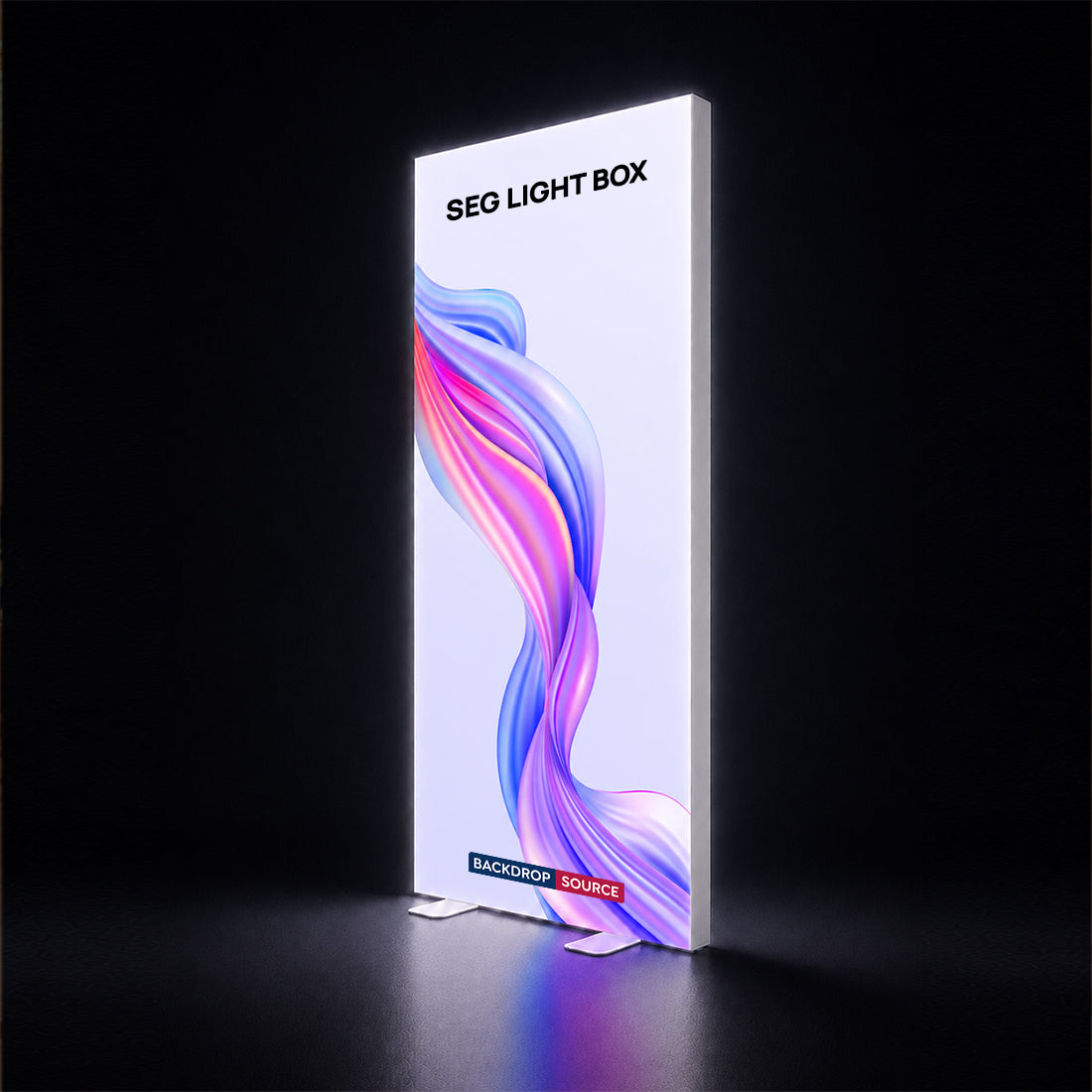 Backlit SEG Fabric Display Frame - 80mm Depth Aluminum Profile