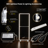 Backlit SEG Fabric Display Frame - 80mm Depth Aluminum Profile