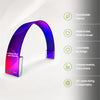 C Shape Tension Fabric Arch with Shelves