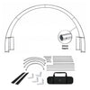 C Shape Tension Fabric Arch with Shelves