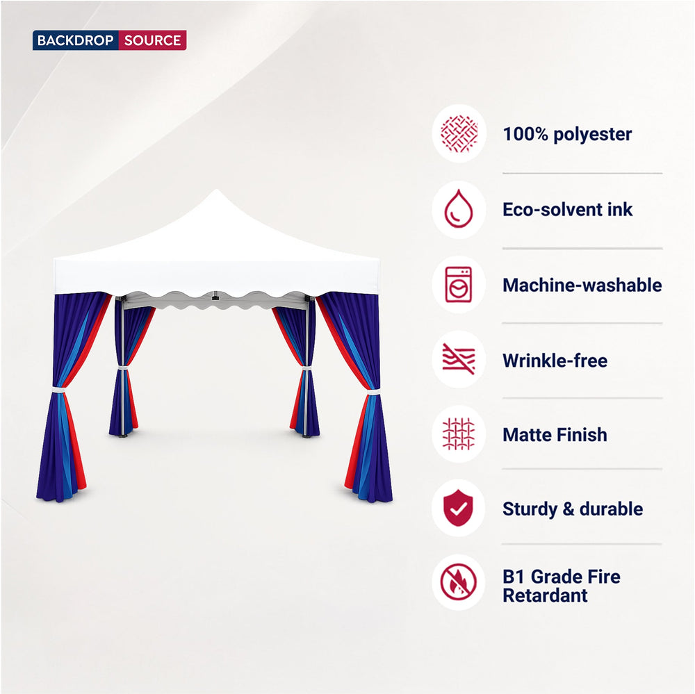 Canopy Tent Fabric Corner Curtains