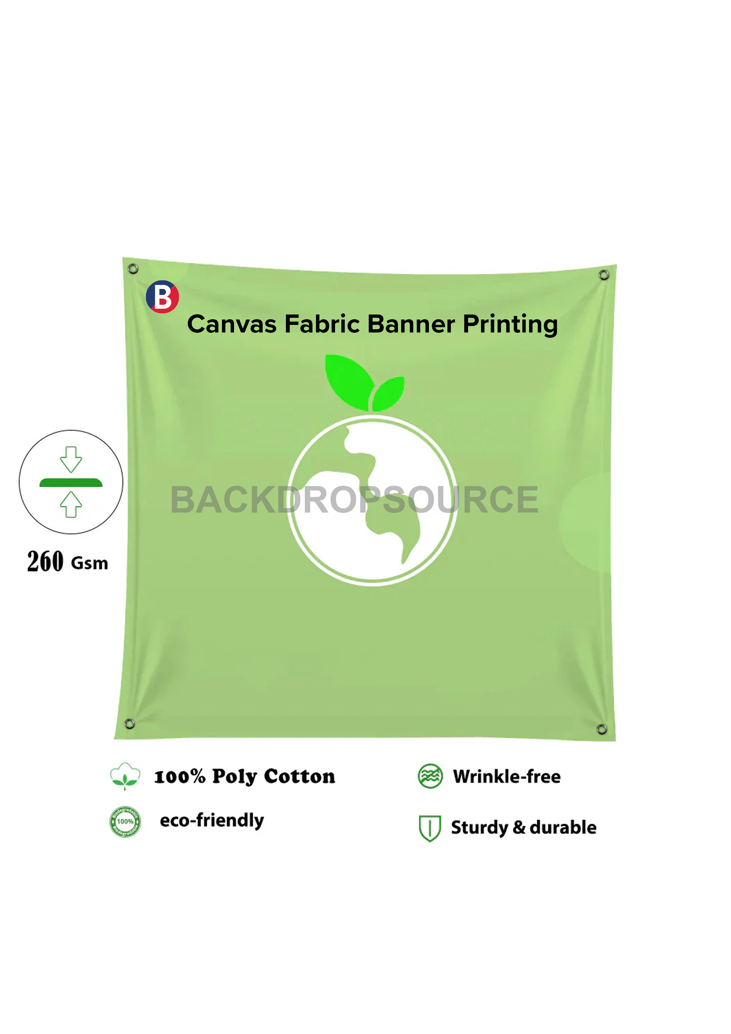 Poly Canvas Fabric Banner Printing