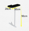 6x3m Booth Kit with Inclined Walls, L-Arch TV Mount & 2 Counters