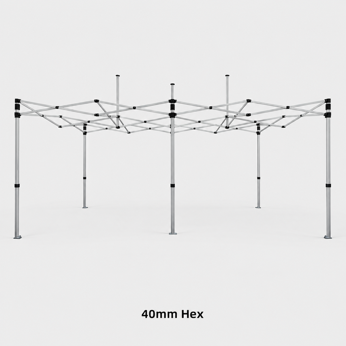 10x15 Canopy Tent with Peak Flag Kit