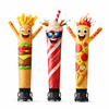 Inflatable Tube Man with Constant Air Supply