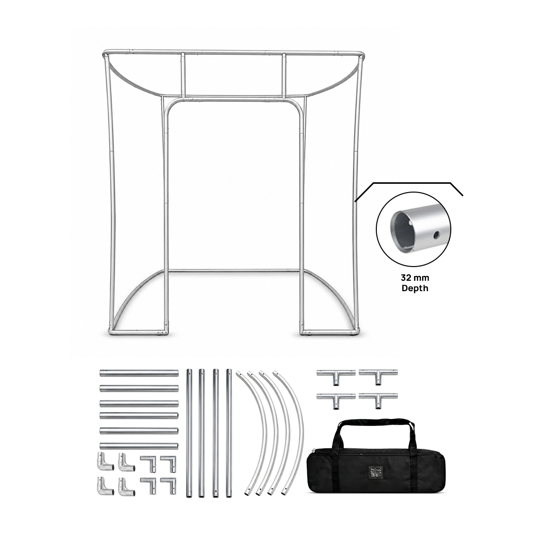 Cube Tent- Semi Doorway Photo Booth