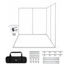Custom Printed Trade Show Corner Booth (2 Walls)