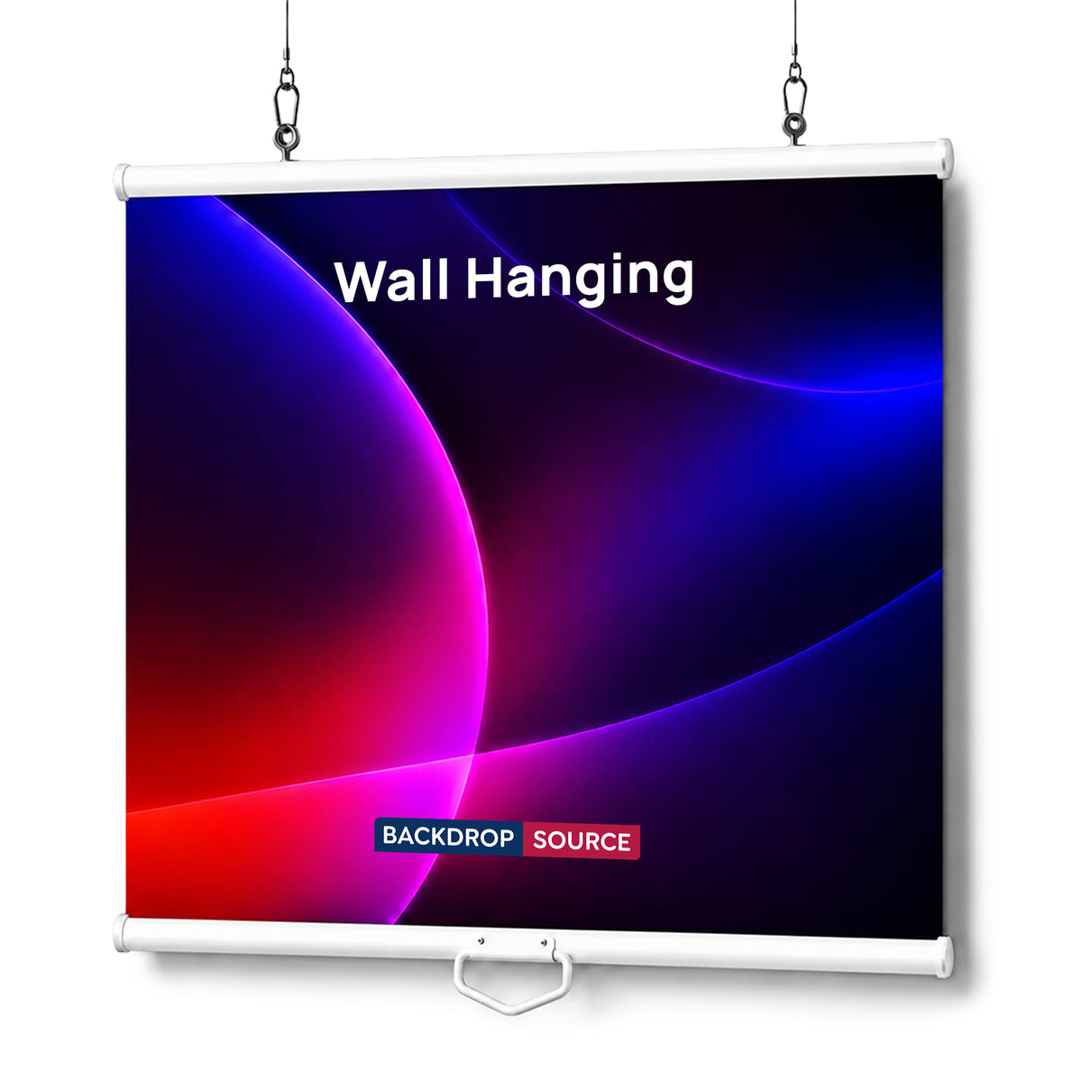 Custom Wall-Hanging Fabric Backdrop with Clamps