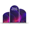 Customized Oblique Design Themed Party Media Sets for Birthday / Events/ Weddings - Model 2
