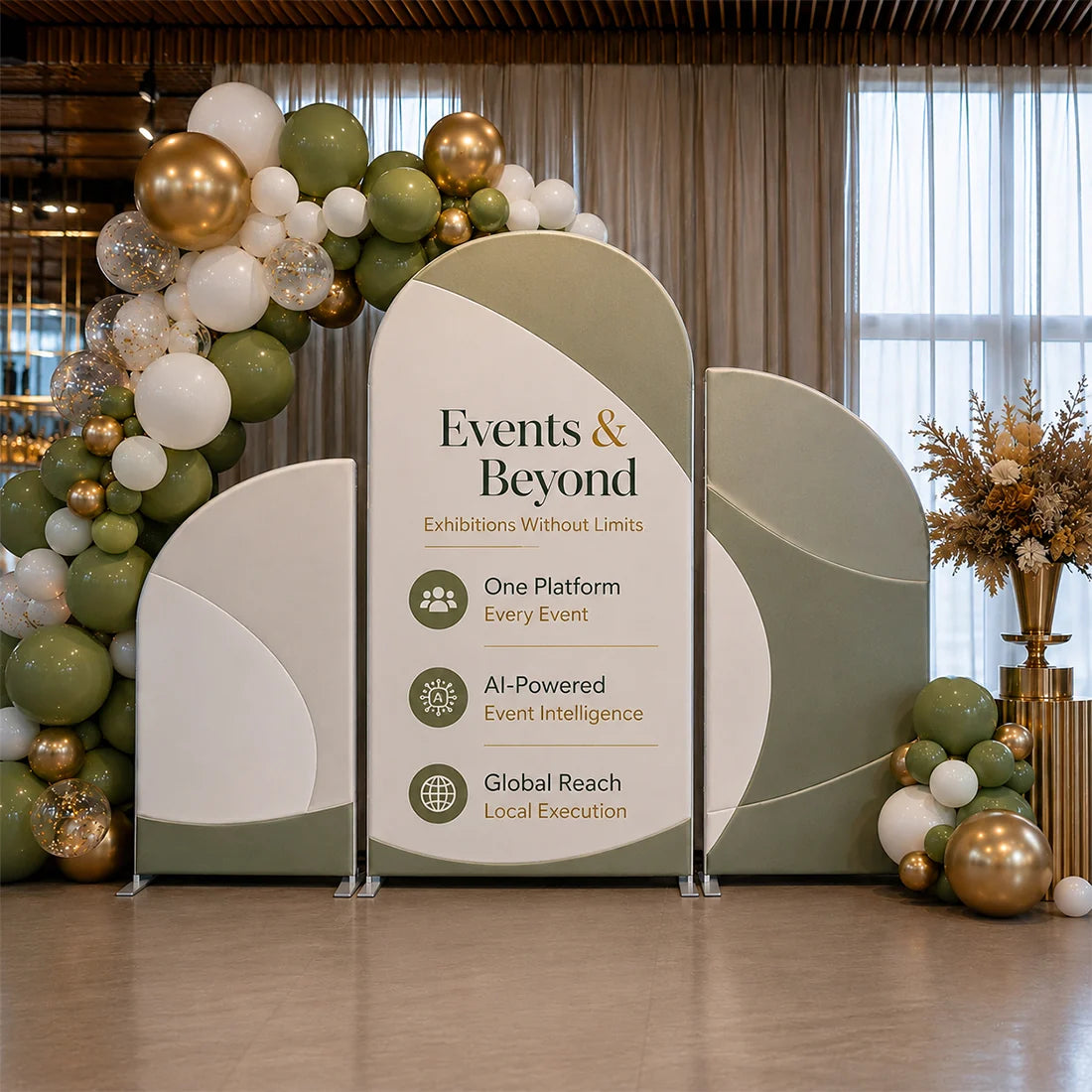 Customized Oblique Design Themed Party Media Sets for Birthday / Events/ Weddings - Model 2