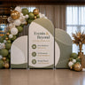 Customized Oblique Design Themed Party Media Sets for Birthday / Events/ Weddings - Model 2