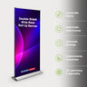 Double-screen wide base Fabric Roll Up Banner