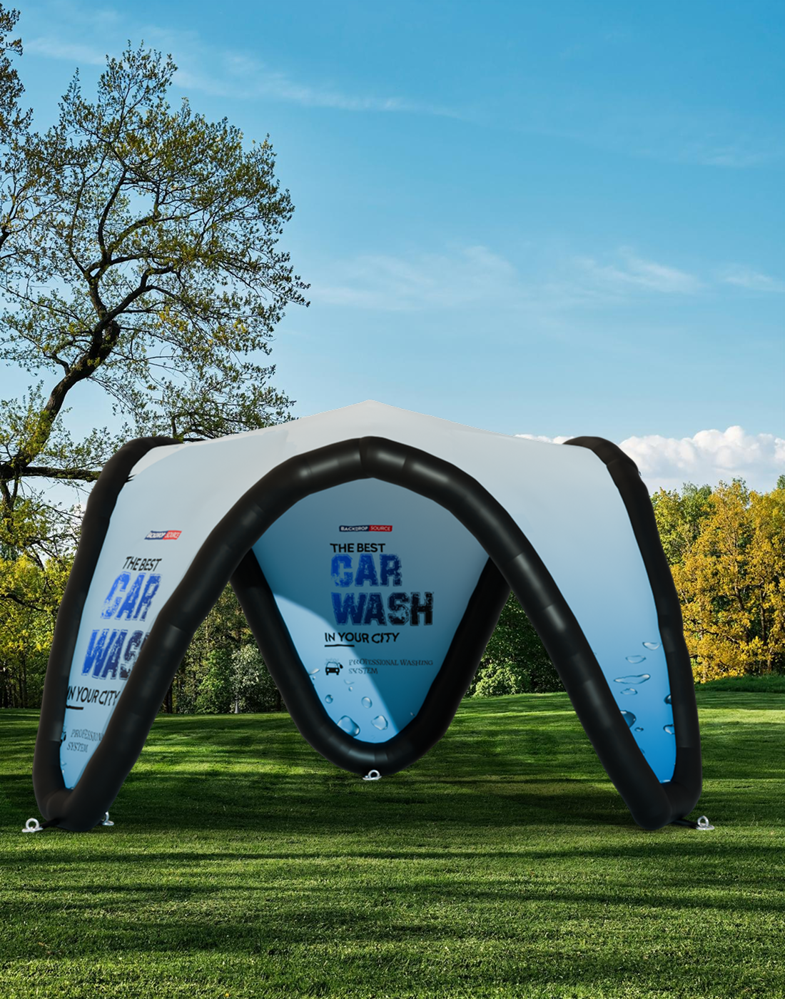 V - Arc Inflatable Tents