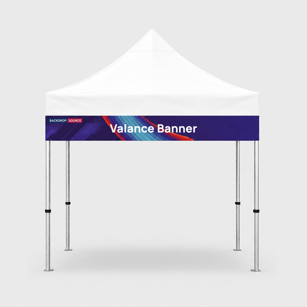 Fabric Canopy Tent Valance Banner