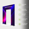 Fabric Square Welcome Arch Stand