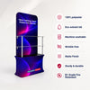 Fabric Tabletop Tower Display with Shelves