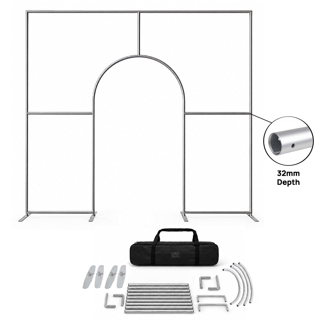 Fabric Welcome Arch Display Stand