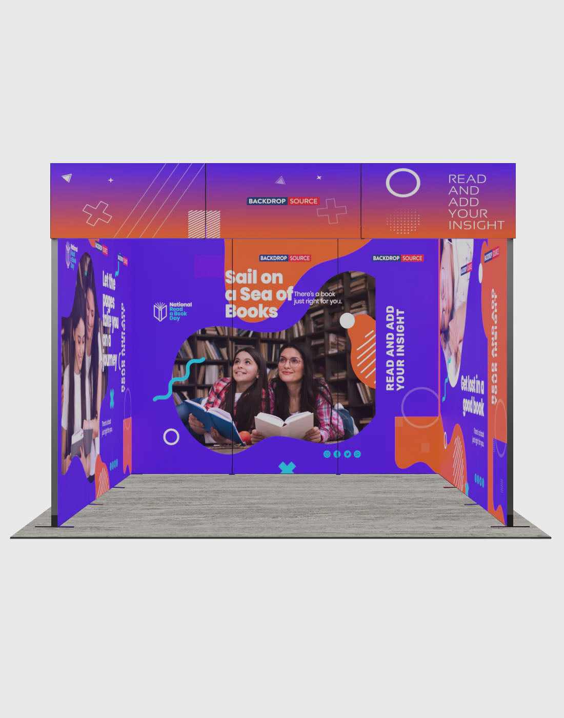 Foldable SEG  Exhibition Display - Model 11