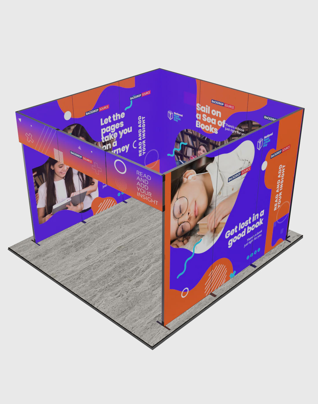 Foldable SEG  Exhibition Display - Model 11