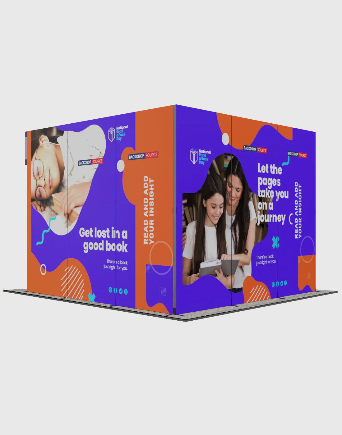 Foldable SEG  Exhibition Display - Model 11