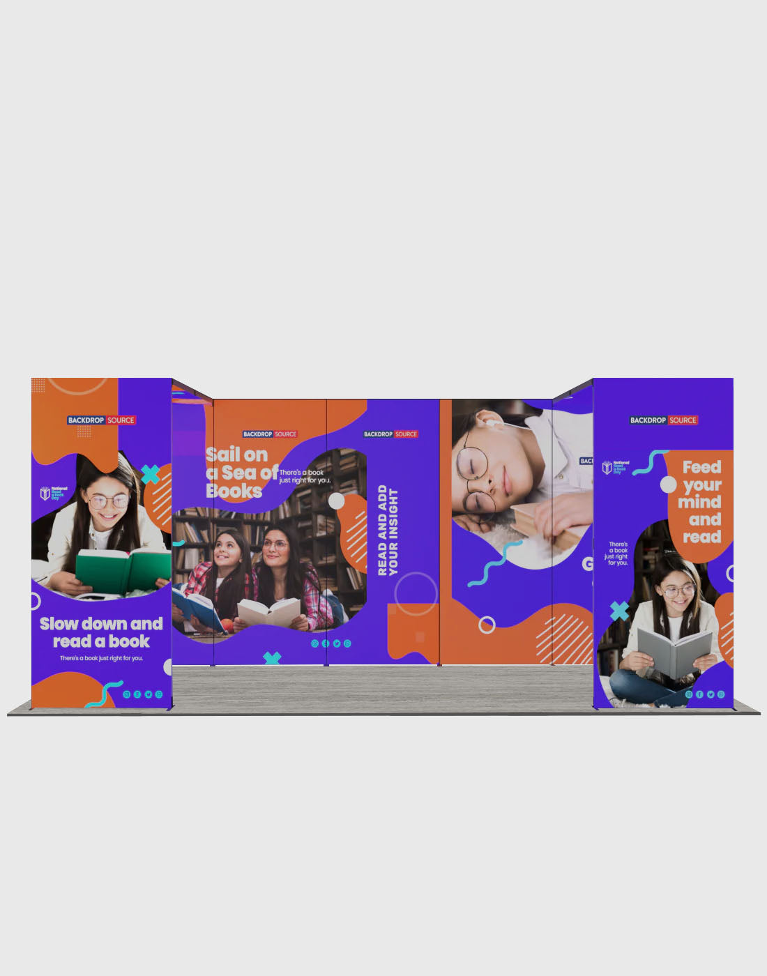 Foldable SEG  Exhibition Display - Model 13