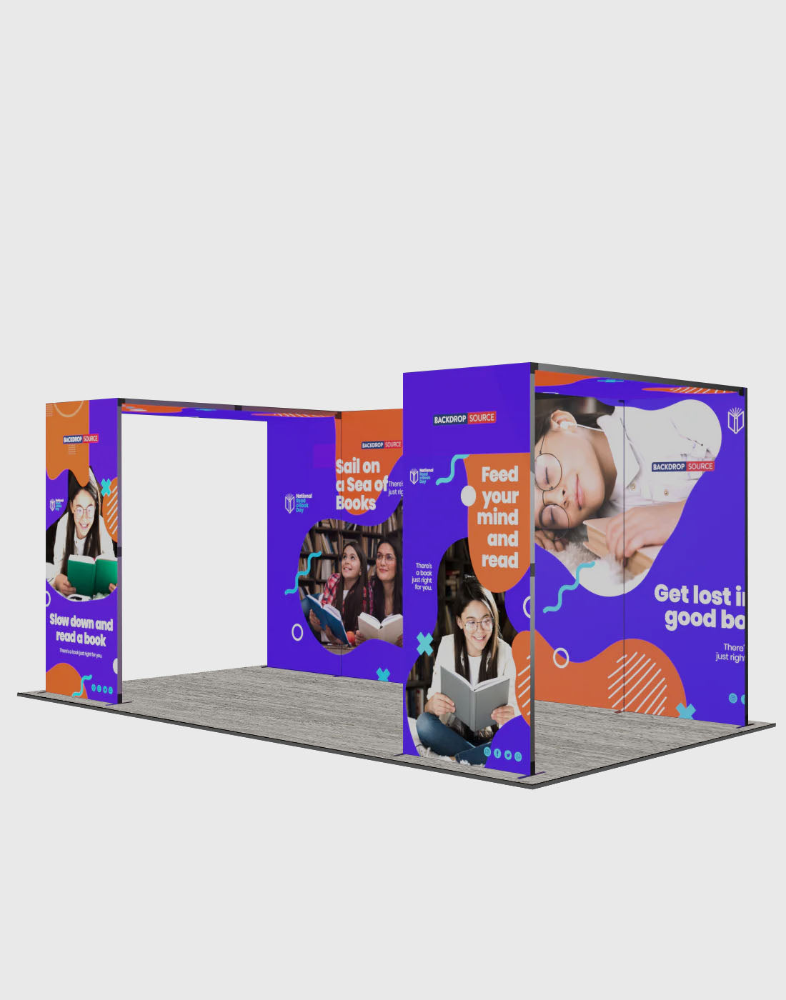 Foldable SEG  Exhibition Display - Model 13