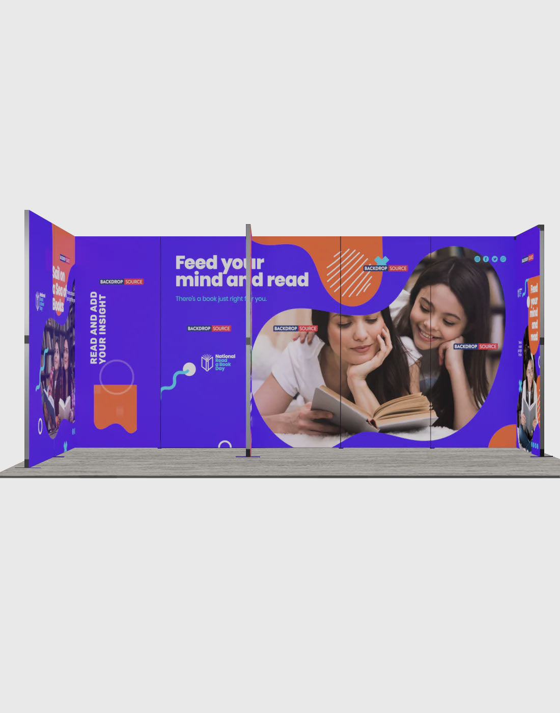 Foldable SEG Exhibition Display - Model 15