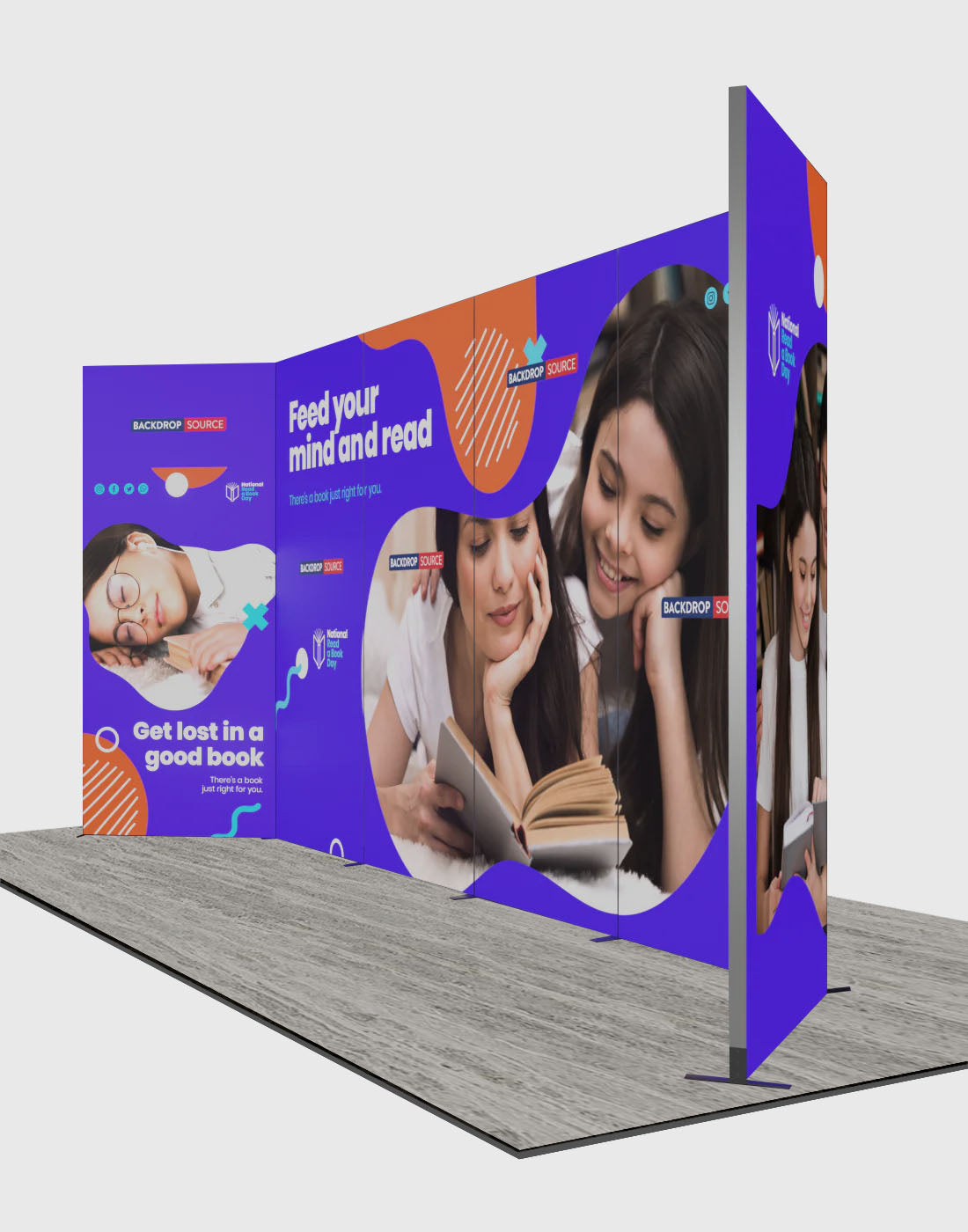 Foldable SEG  Exhibition Display - Model 16