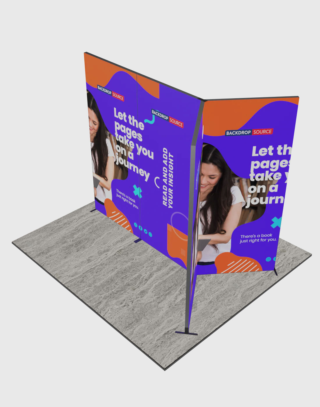 Foldable SEG Exhibition Display - Model 9
