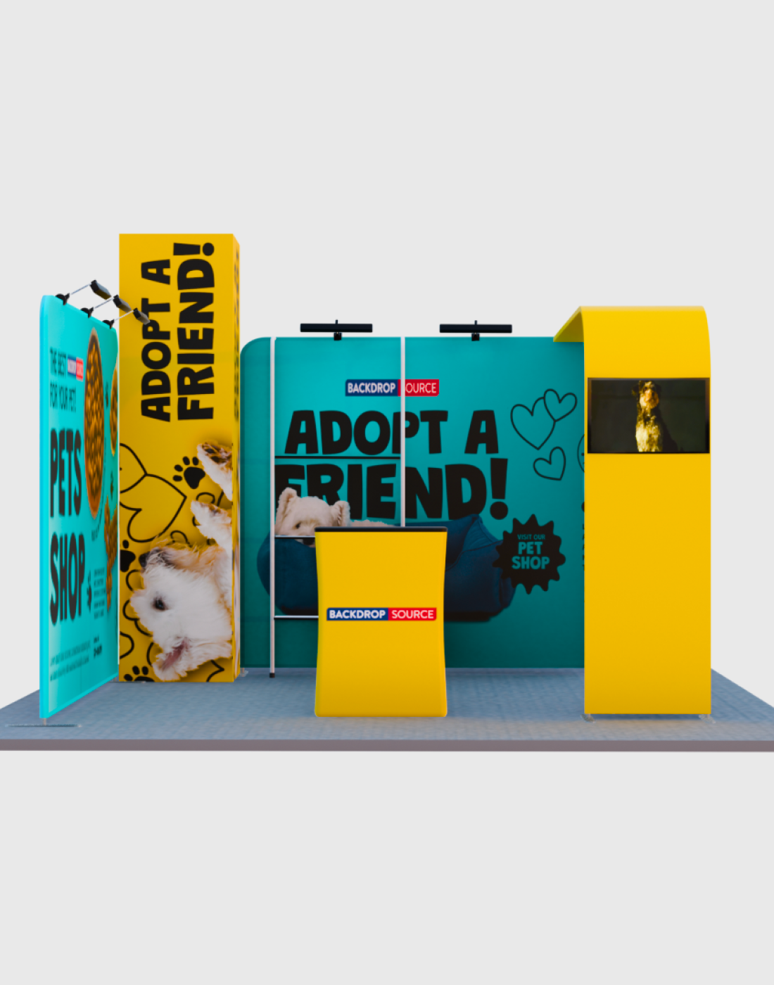 Modular Booth Kits 6m x 6m - Model 01