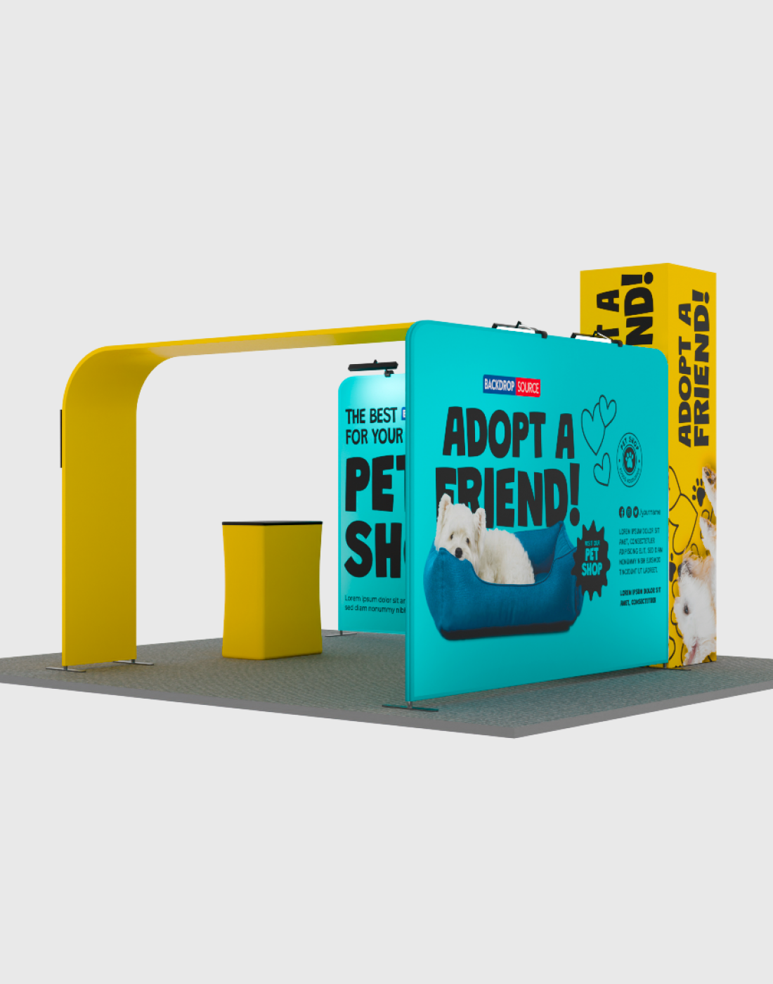 Modular Booth Kits 6m x 6m - Model 01