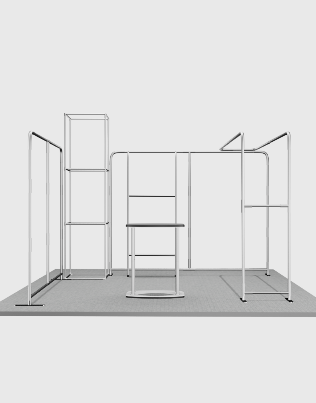 Modular Booth Kits 6m x 6m - Model 01