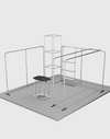 Modular Booth Kits 6m x 6m - Model 01