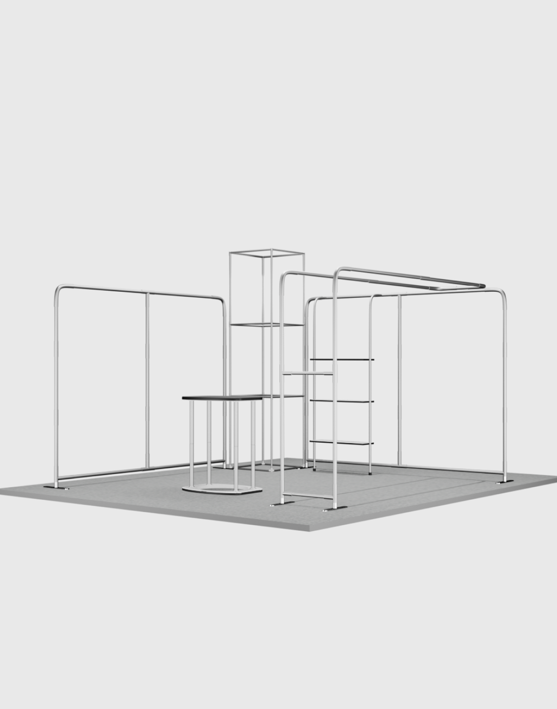 Modular Booth Kits 6m x 6m - Model 01