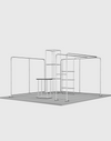 Modular Booth Kits 6m x 6m - Model 01