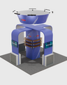 Modular Booth Kits 6m x 6m - Model 03