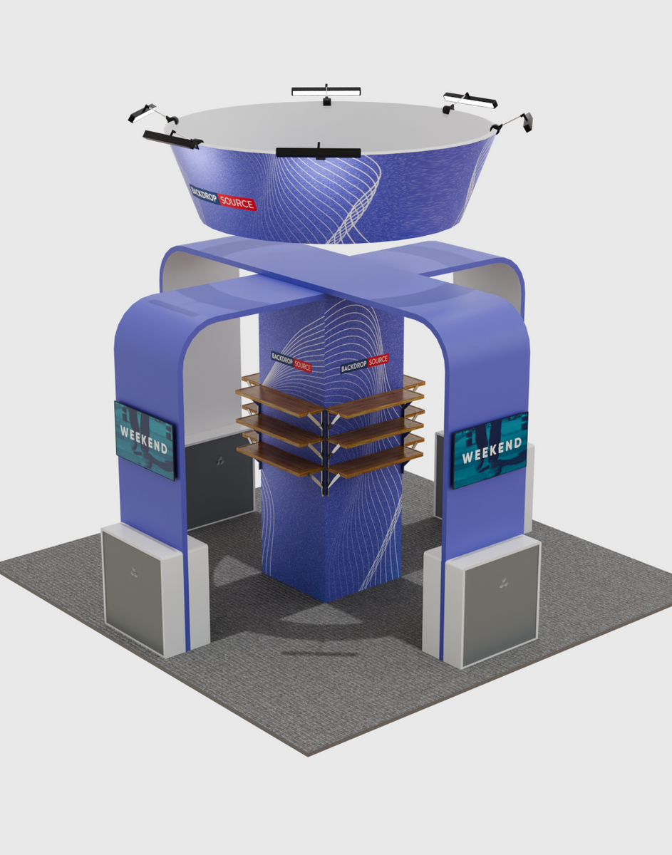 Modular Booth Kits 6m - Model 03 - Customized Event Solution ...