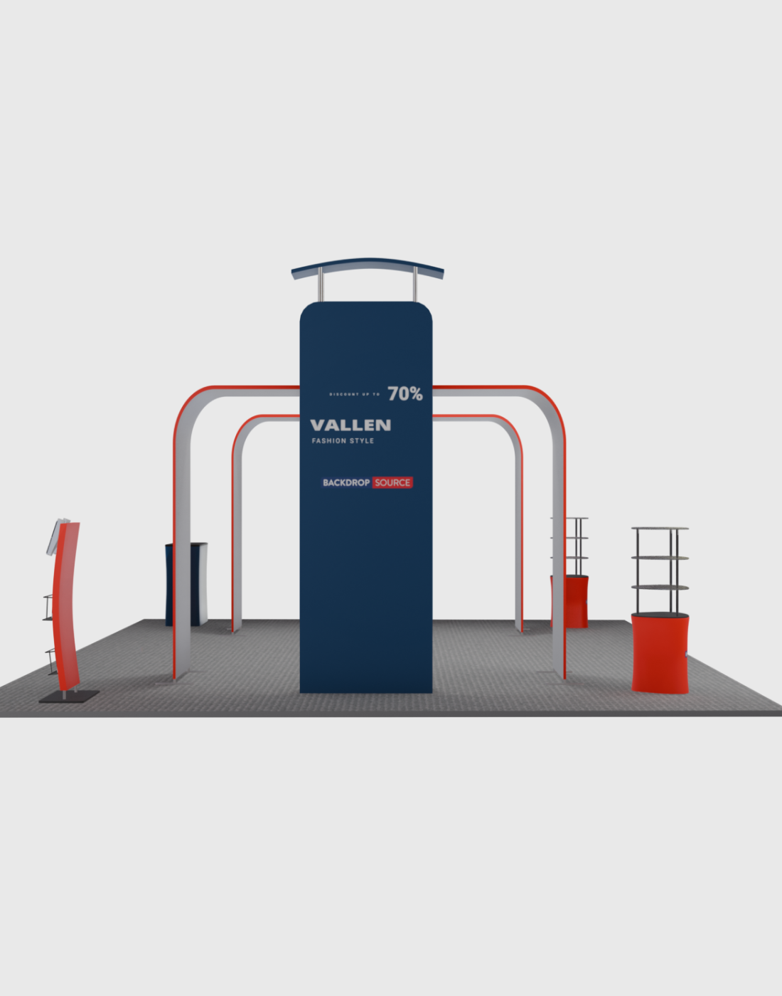 Modular Booth Kits 6m x 6m - Model 04