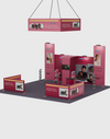 Modular Booth Kits 6m x 6m - Model 07