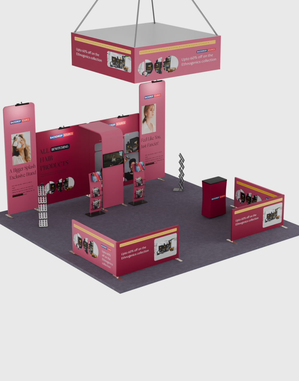 Modular Booth Kits 6m x 6m - Model 07