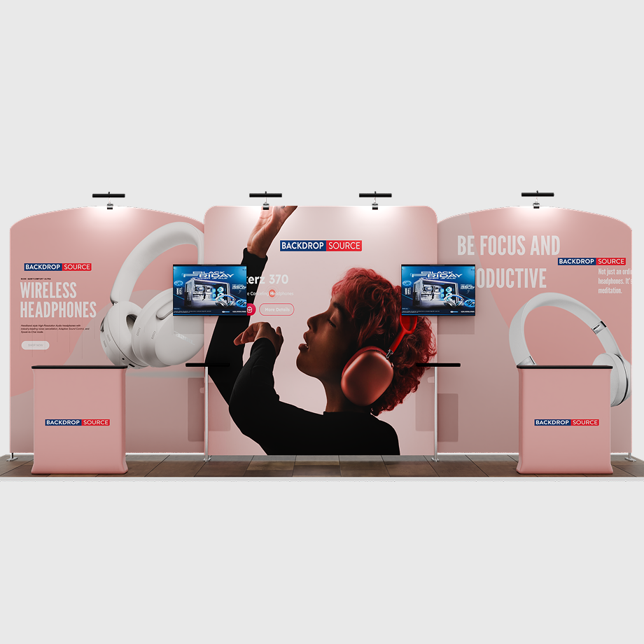 Portable Exhibit Display 6m x 3m - Model 10