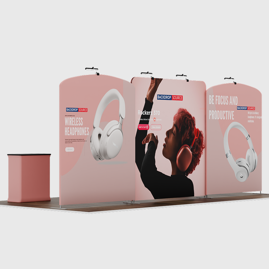 Portable Exhibit Display 6m x 3m - Model 10