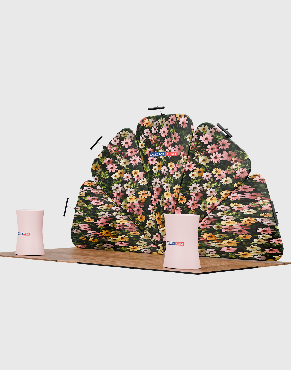 Portable Exhibit Display 3m x 6m - Model 2