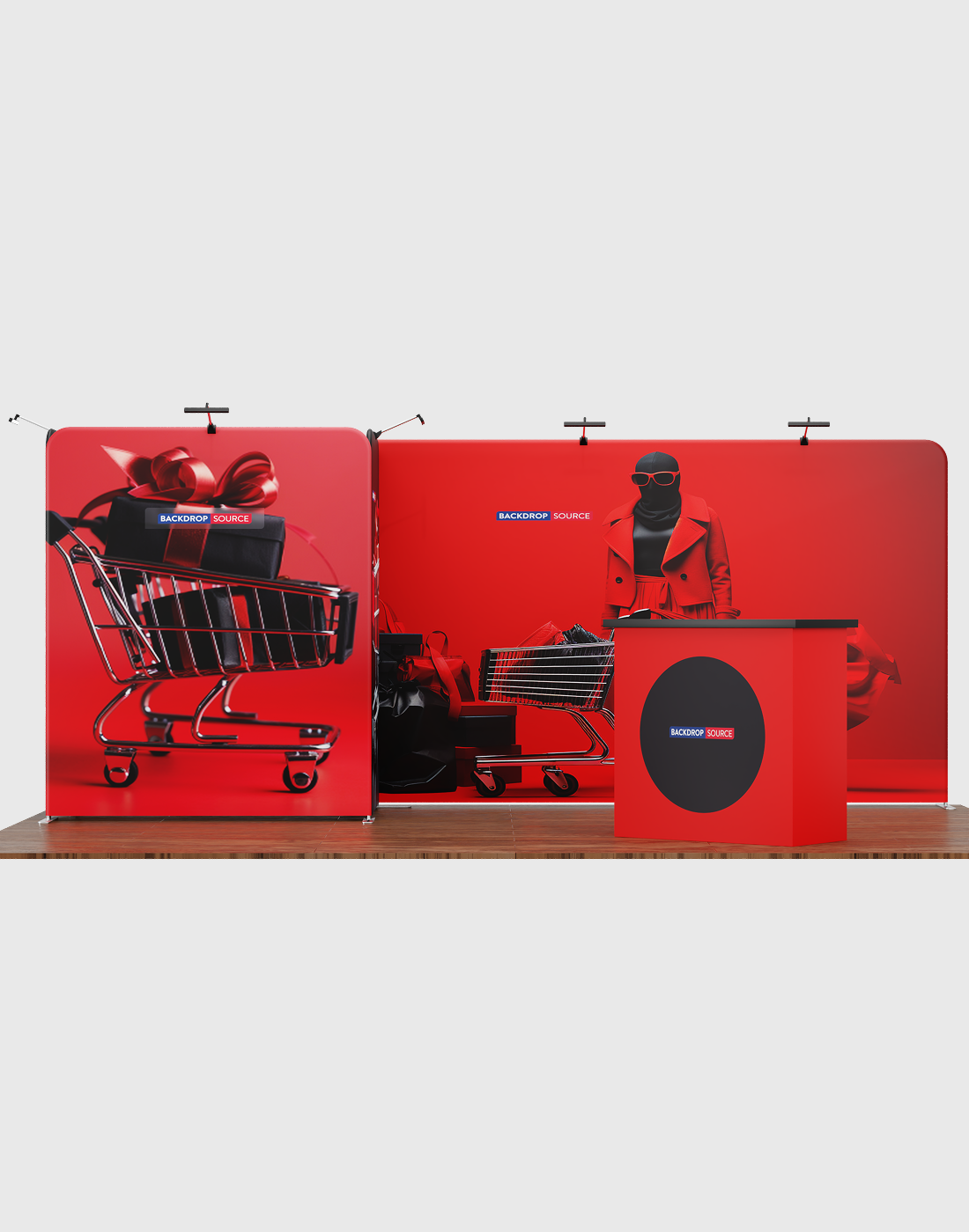 Portable Exhibit Display 3m x 6m - Model 8
