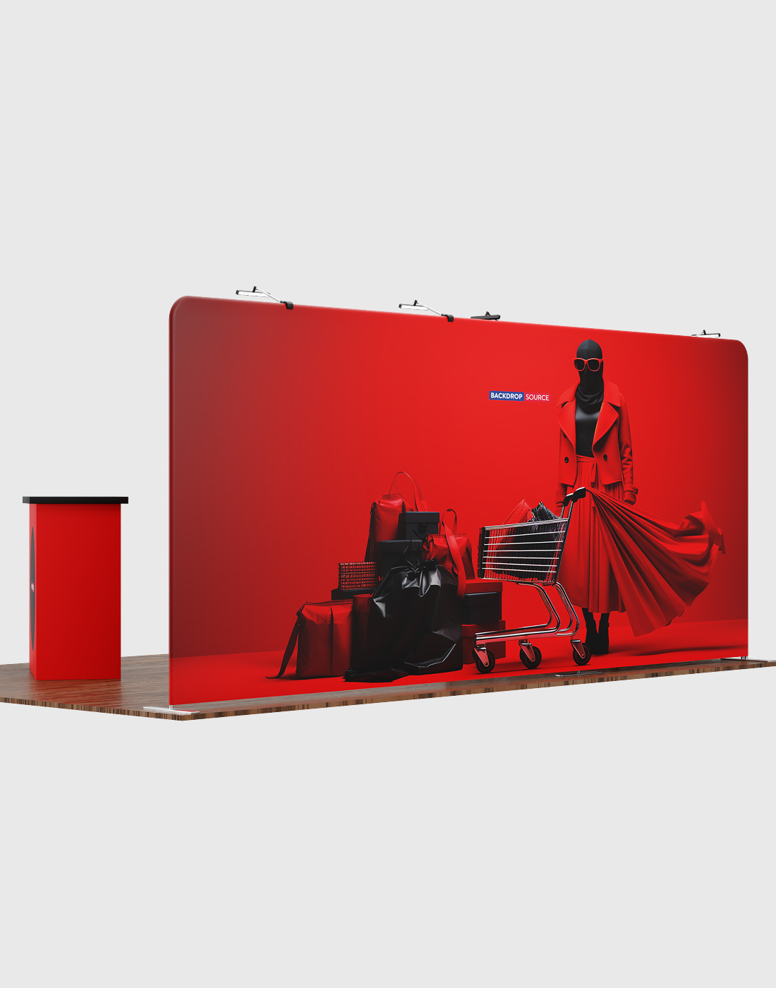Portable Exhibit Display 3m x 6m - Model 8