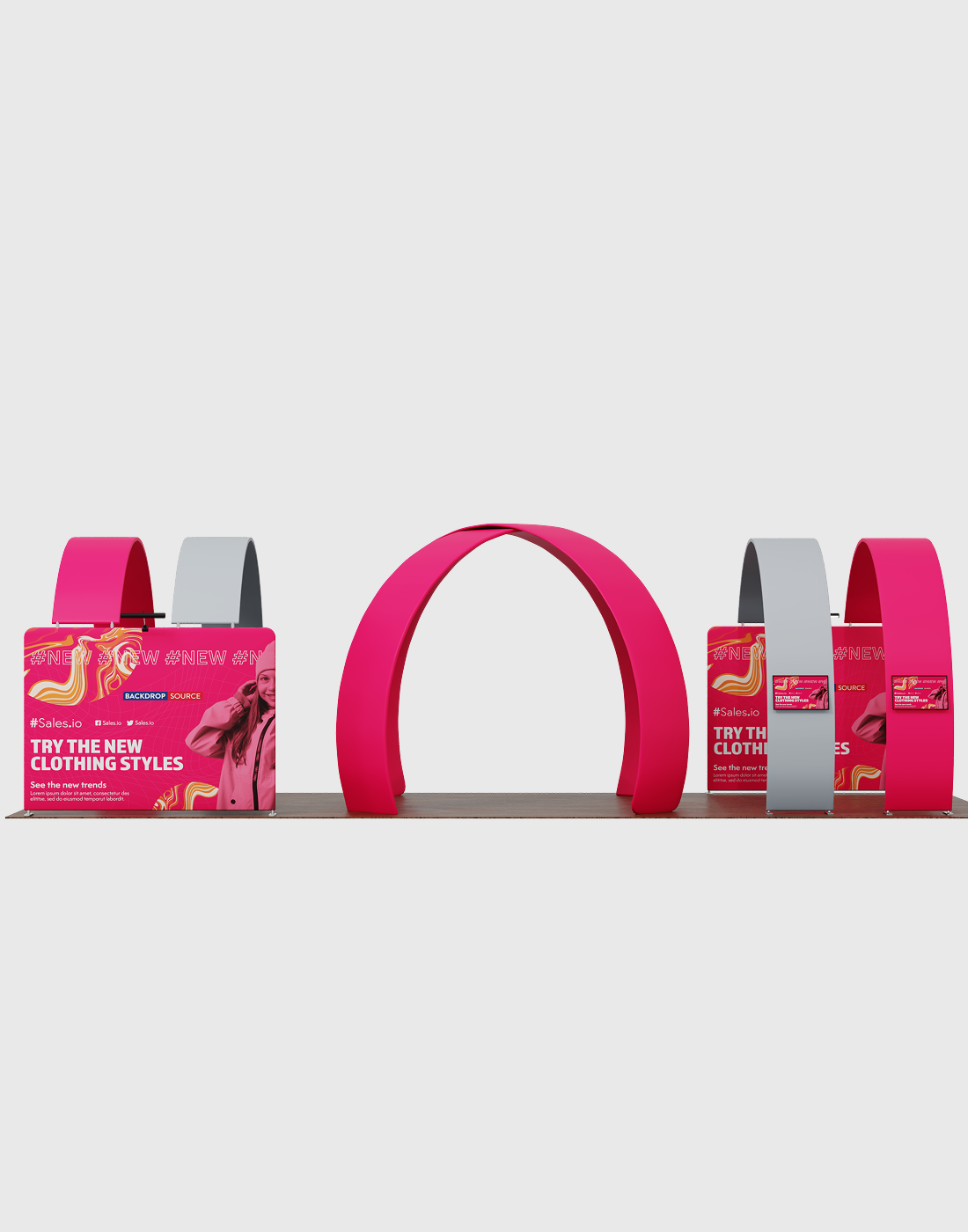 Modular Booth Kits 12m x 6m - Model 1