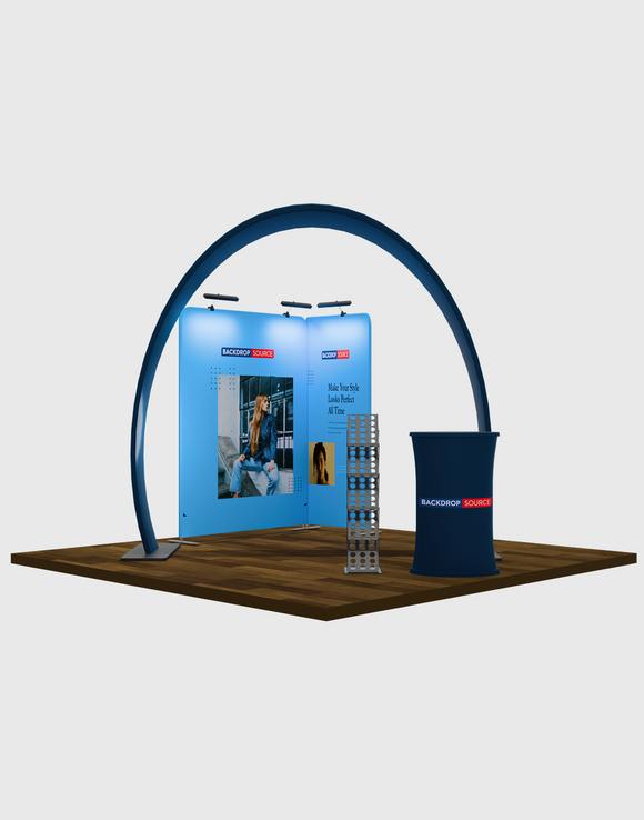 Modular Horseshoe Arch Exhibition Kit for 3m Wide Booths