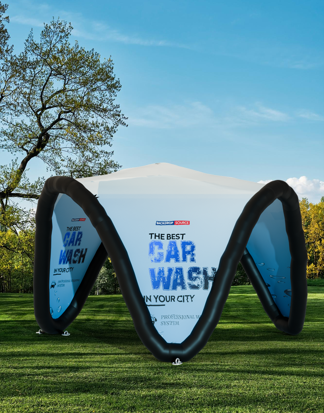V - Arc Inflatable Tents