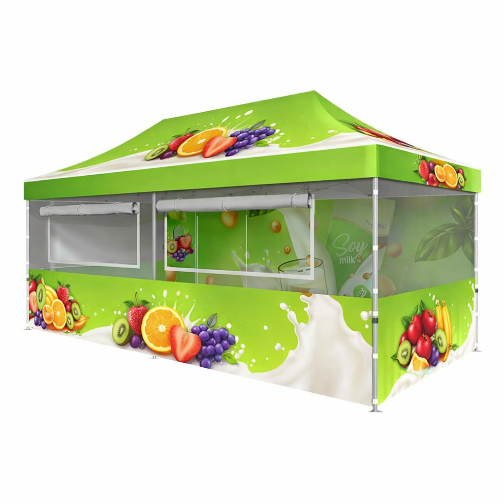 6m x 3m Custom Food Booth Canopy Tent